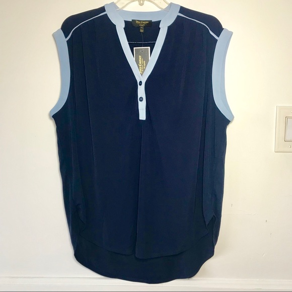 JUICY COUTURE Retro Sleeveless Oversized Top NWT S - Picture 4 of 6